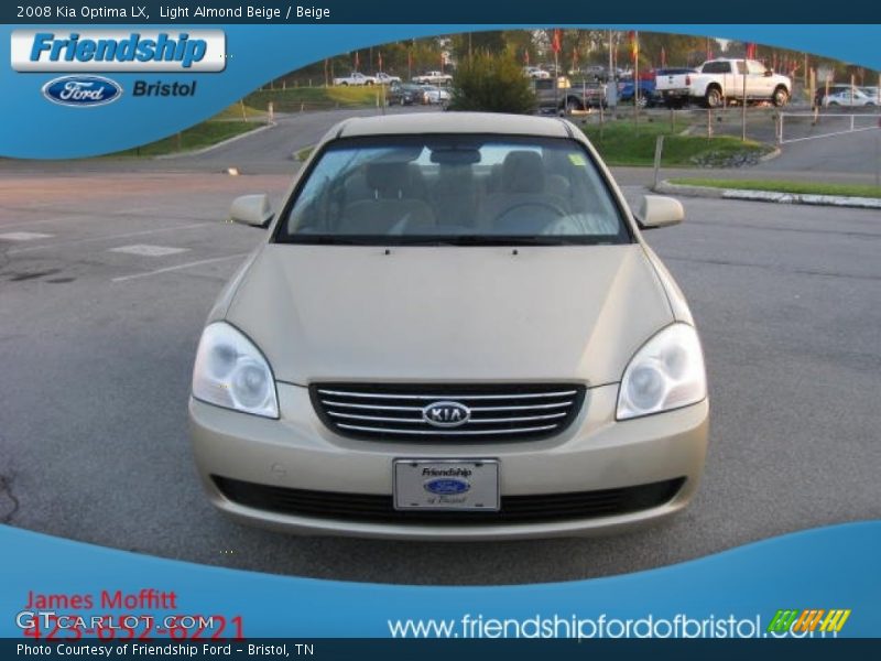 Light Almond Beige / Beige 2008 Kia Optima LX
