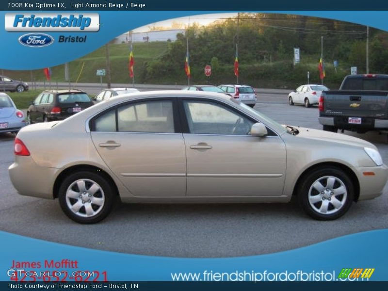 Light Almond Beige / Beige 2008 Kia Optima LX