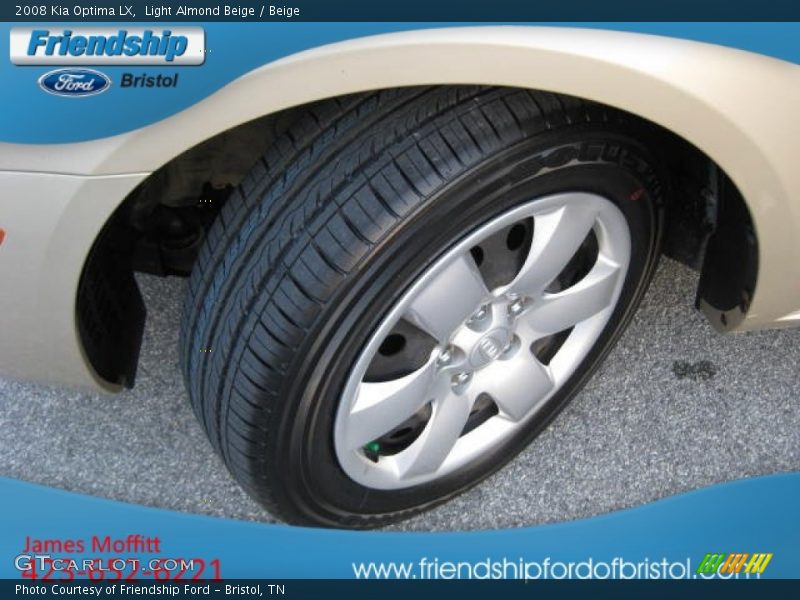 Light Almond Beige / Beige 2008 Kia Optima LX