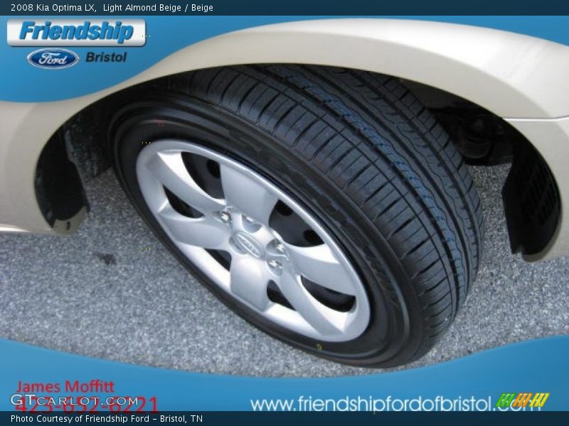 Light Almond Beige / Beige 2008 Kia Optima LX