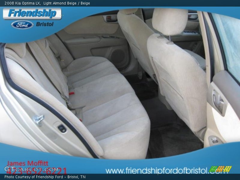Light Almond Beige / Beige 2008 Kia Optima LX