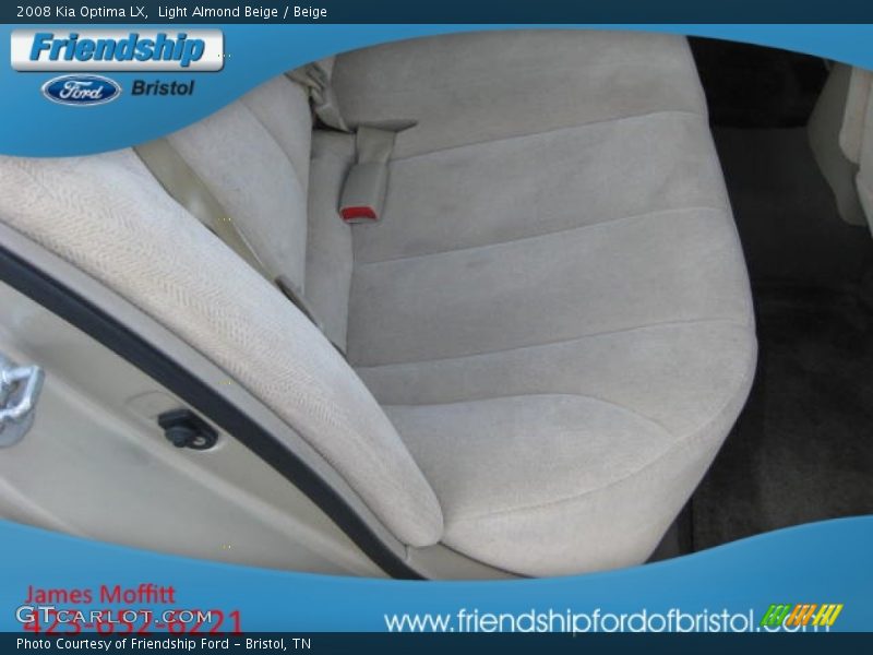 Light Almond Beige / Beige 2008 Kia Optima LX