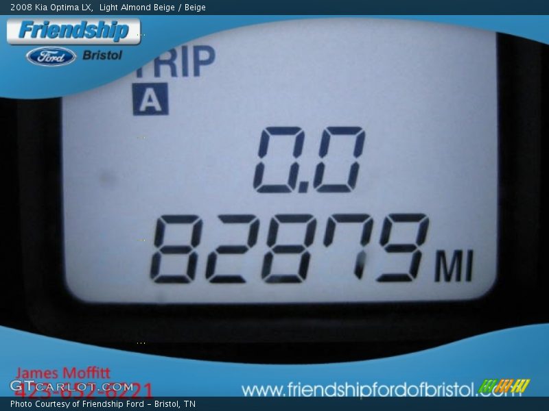 Light Almond Beige / Beige 2008 Kia Optima LX