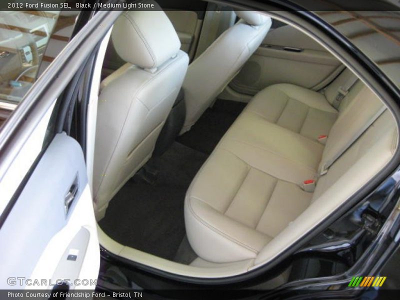 Black / Medium Light Stone 2012 Ford Fusion SEL