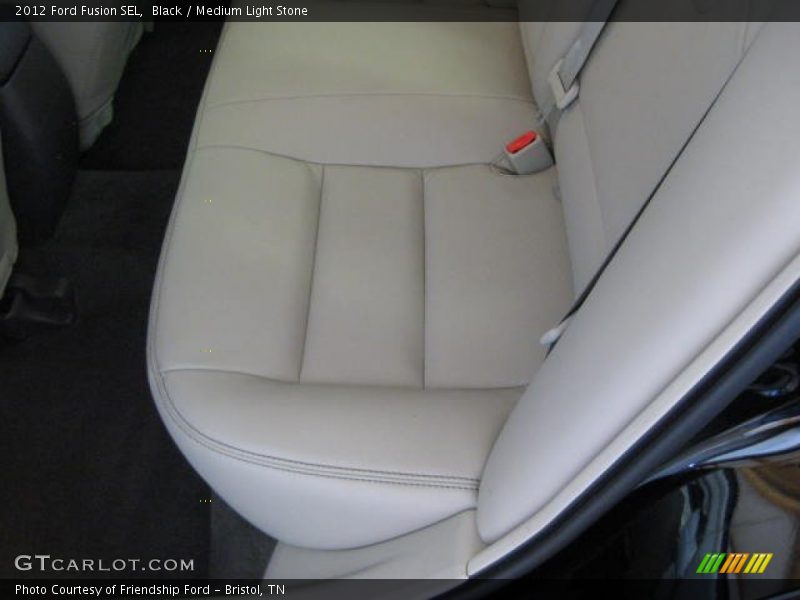 Black / Medium Light Stone 2012 Ford Fusion SEL