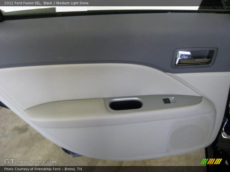 Black / Medium Light Stone 2012 Ford Fusion SEL