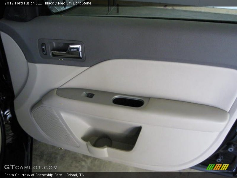 Black / Medium Light Stone 2012 Ford Fusion SEL