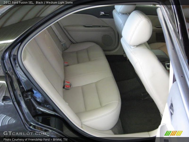 Black / Medium Light Stone 2012 Ford Fusion SEL