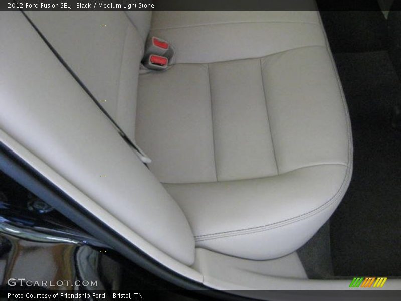Black / Medium Light Stone 2012 Ford Fusion SEL