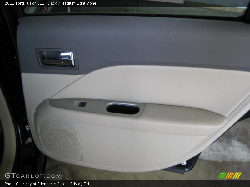 Black / Medium Light Stone 2012 Ford Fusion SEL