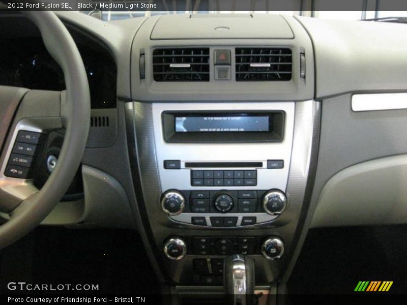 Black / Medium Light Stone 2012 Ford Fusion SEL