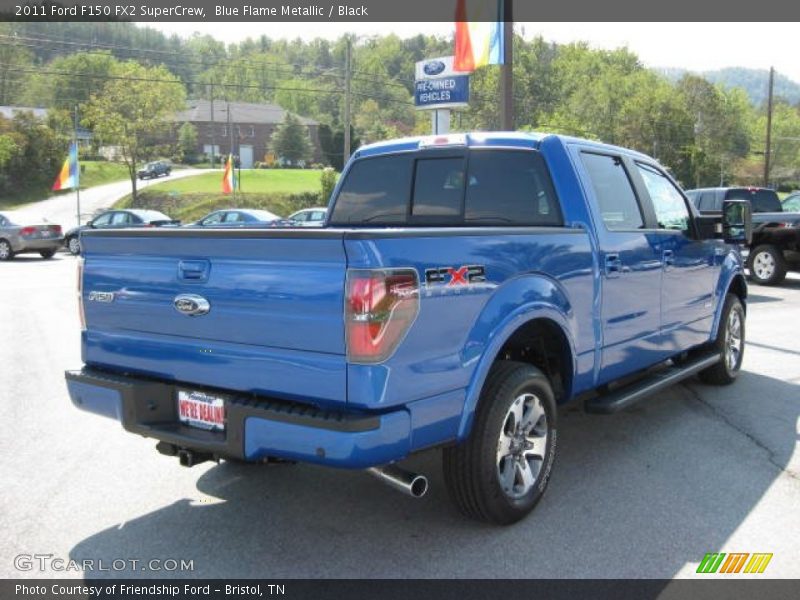 Blue Flame Metallic / Black 2011 Ford F150 FX2 SuperCrew