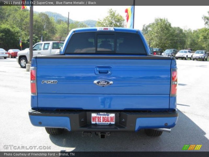 Blue Flame Metallic / Black 2011 Ford F150 FX2 SuperCrew