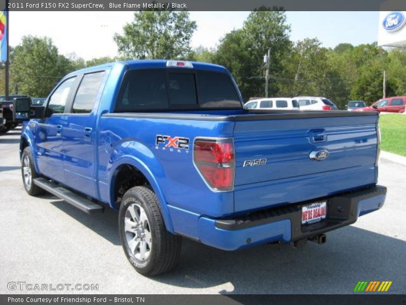 Blue Flame Metallic / Black 2011 Ford F150 FX2 SuperCrew
