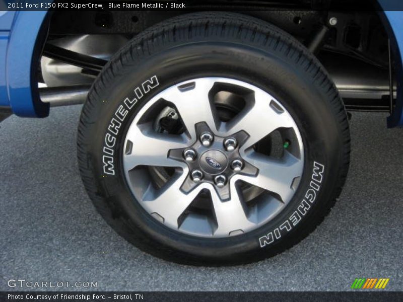 Blue Flame Metallic / Black 2011 Ford F150 FX2 SuperCrew