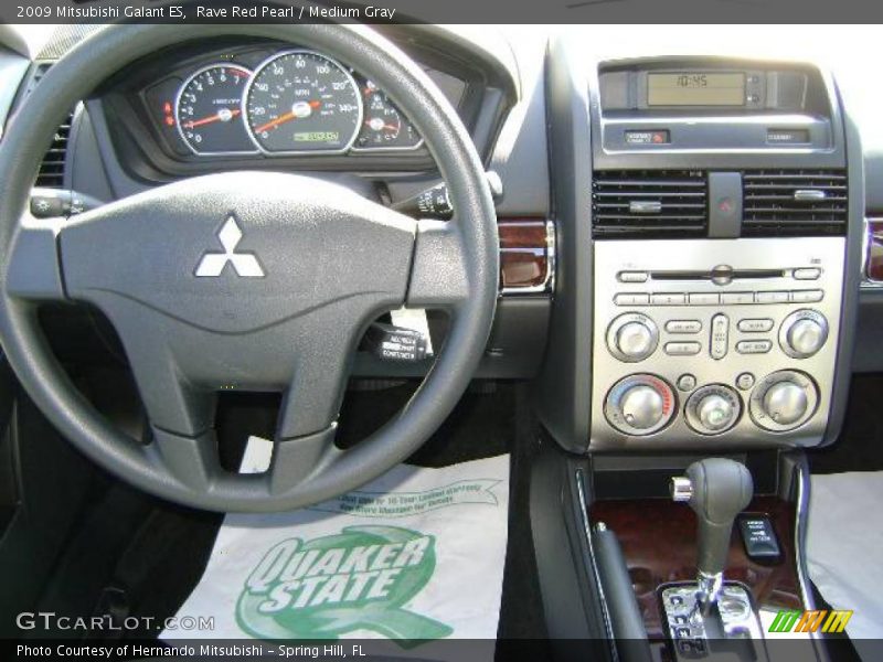 Rave Red Pearl / Medium Gray 2009 Mitsubishi Galant ES