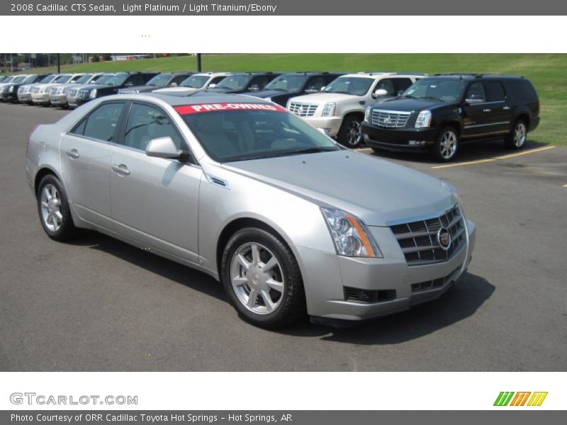 Light Platinum / Light Titanium/Ebony 2008 Cadillac CTS Sedan