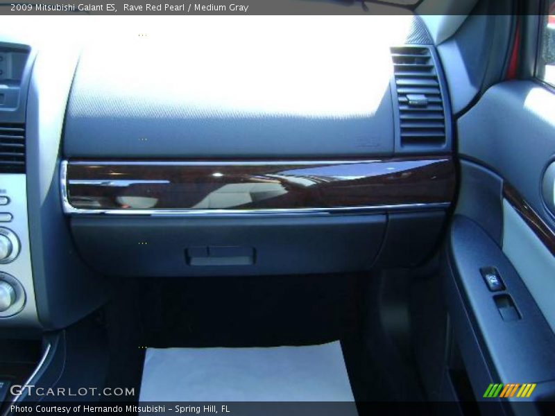 Rave Red Pearl / Medium Gray 2009 Mitsubishi Galant ES