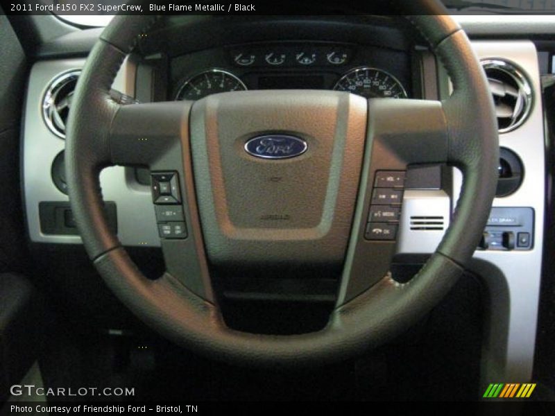 Blue Flame Metallic / Black 2011 Ford F150 FX2 SuperCrew