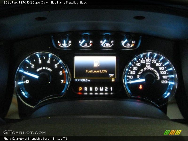 Blue Flame Metallic / Black 2011 Ford F150 FX2 SuperCrew