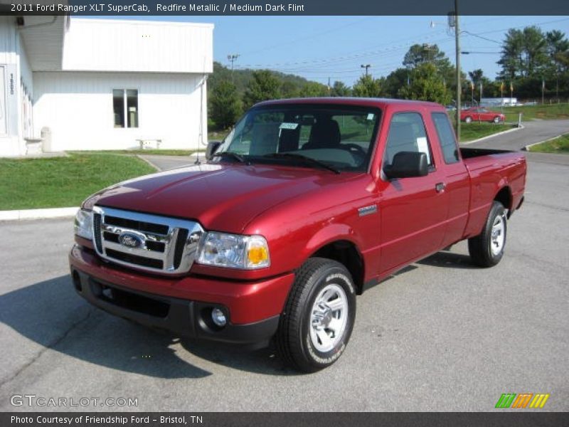 Redfire Metallic / Medium Dark Flint 2011 Ford Ranger XLT SuperCab