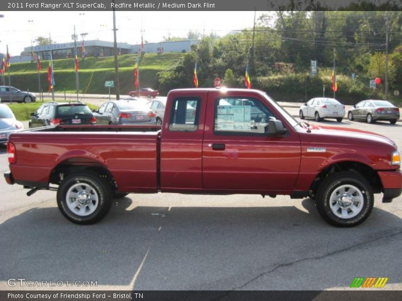 Redfire Metallic / Medium Dark Flint 2011 Ford Ranger XLT SuperCab