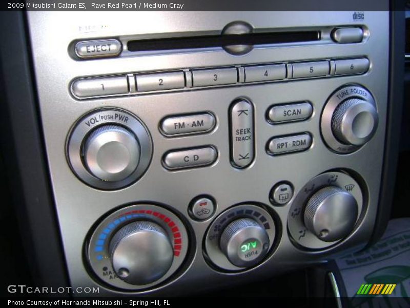Rave Red Pearl / Medium Gray 2009 Mitsubishi Galant ES