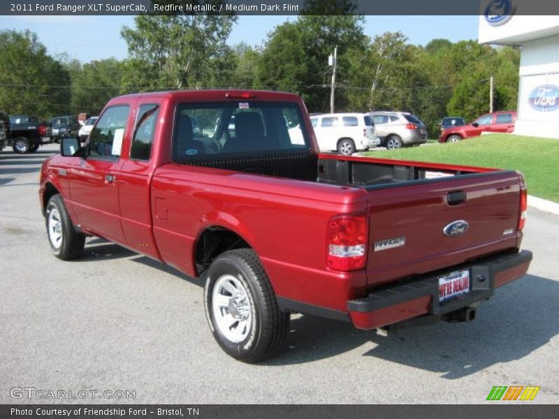 Redfire Metallic / Medium Dark Flint 2011 Ford Ranger XLT SuperCab