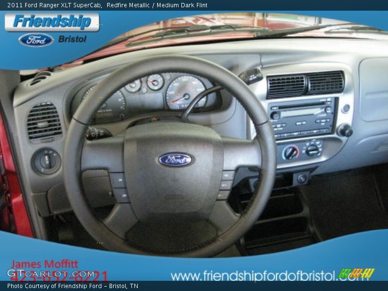 Redfire Metallic / Medium Dark Flint 2011 Ford Ranger XLT SuperCab
