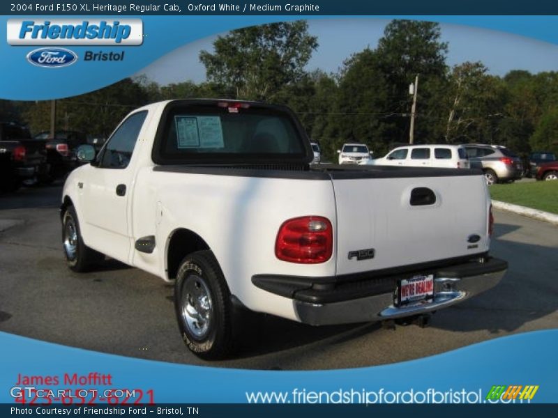 Oxford White / Medium Graphite 2004 Ford F150 XL Heritage Regular Cab