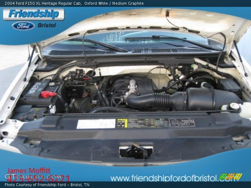 Oxford White / Medium Graphite 2004 Ford F150 XL Heritage Regular Cab