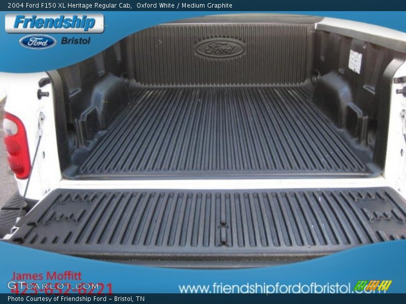 Oxford White / Medium Graphite 2004 Ford F150 XL Heritage Regular Cab