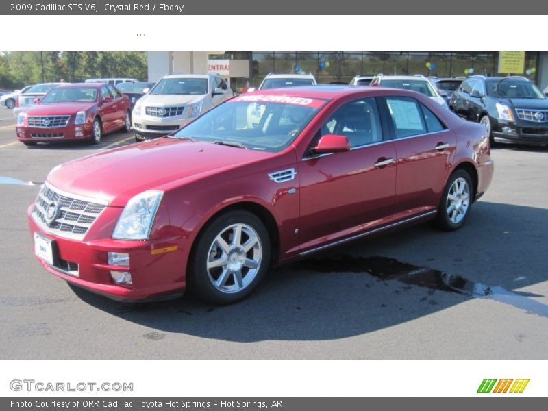 Crystal Red / Ebony 2009 Cadillac STS V6
