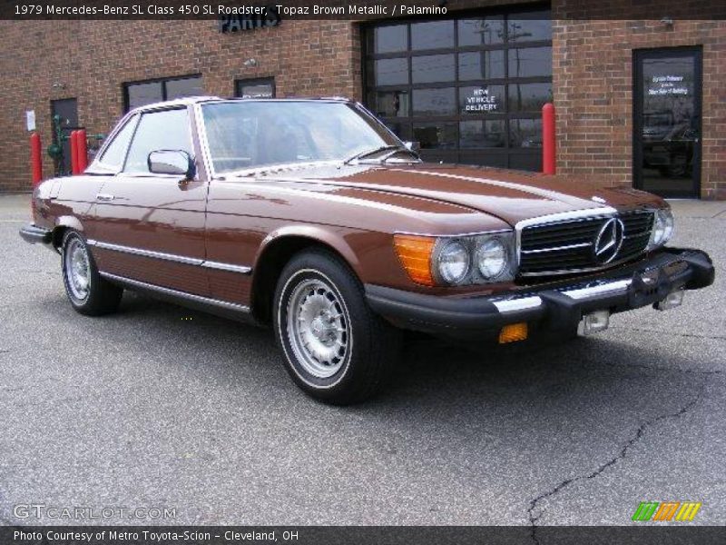 Topaz Brown Metallic / Palamino 1979 Mercedes-Benz SL Class 450 SL Roadster