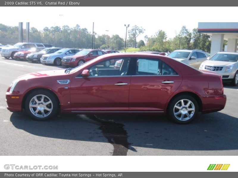 Crystal Red / Ebony 2009 Cadillac STS V6