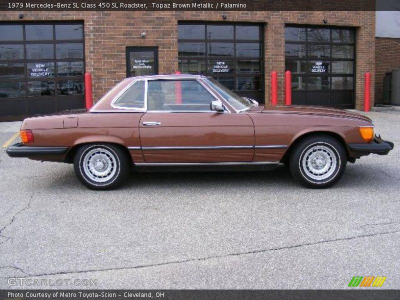 Topaz Brown Metallic / Palamino 1979 Mercedes-Benz SL Class 450 SL Roadster