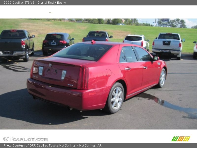 Crystal Red / Ebony 2009 Cadillac STS V6
