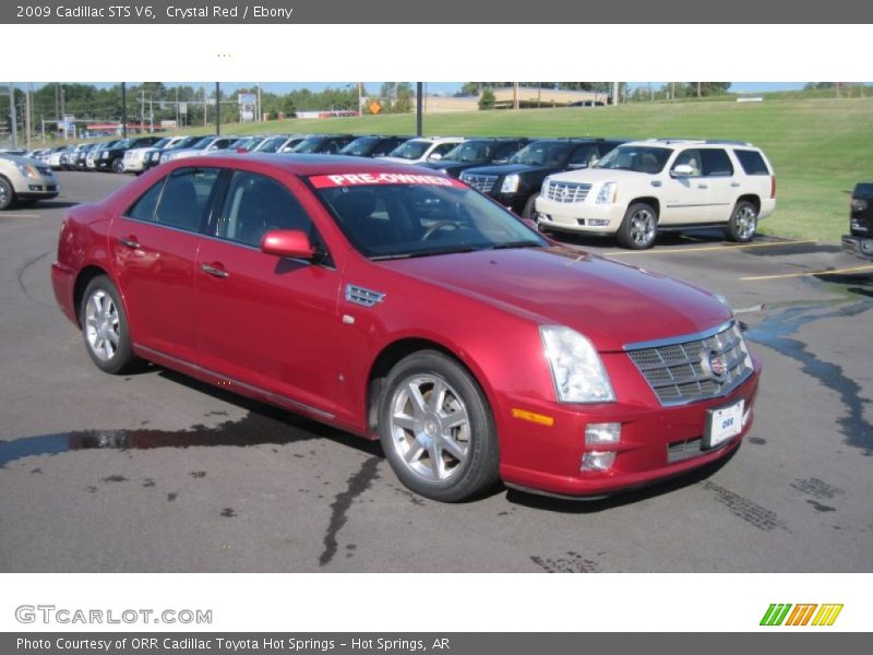 Crystal Red / Ebony 2009 Cadillac STS V6