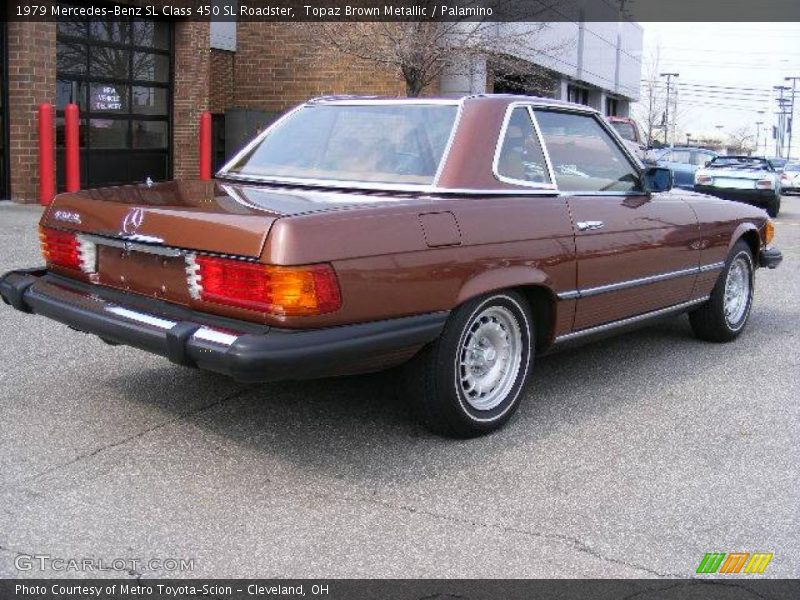 Topaz Brown Metallic / Palamino 1979 Mercedes-Benz SL Class 450 SL Roadster