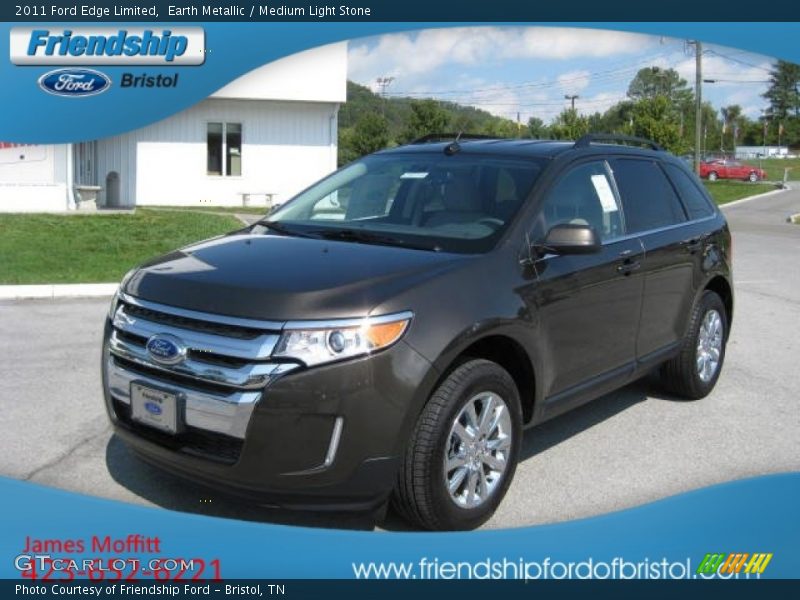 Earth Metallic / Medium Light Stone 2011 Ford Edge Limited