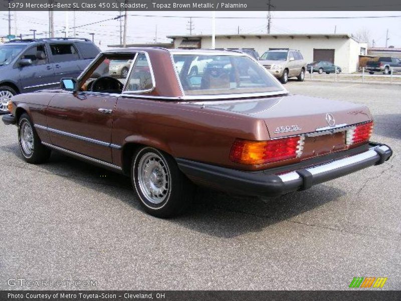 Topaz Brown Metallic / Palamino 1979 Mercedes-Benz SL Class 450 SL Roadster