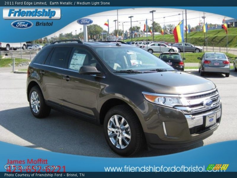 Earth Metallic / Medium Light Stone 2011 Ford Edge Limited