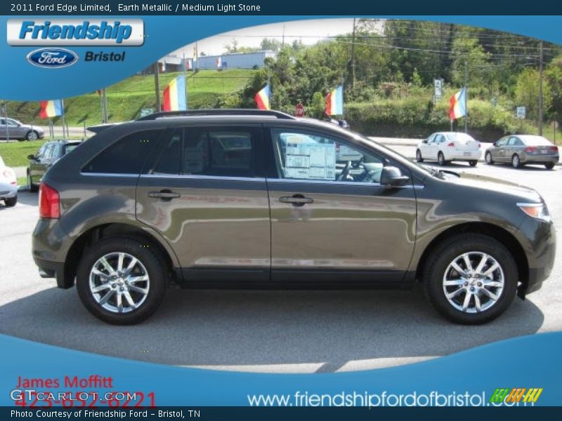 Earth Metallic / Medium Light Stone 2011 Ford Edge Limited