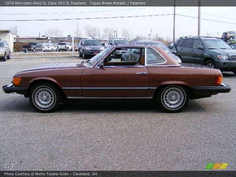 Topaz Brown Metallic / Palamino 1979 Mercedes-Benz SL Class 450 SL Roadster