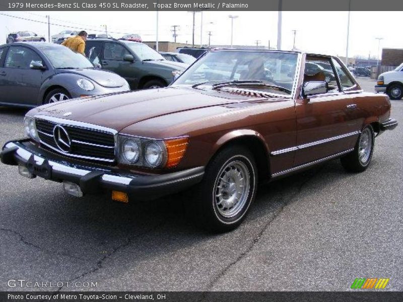 Topaz Brown Metallic / Palamino 1979 Mercedes-Benz SL Class 450 SL Roadster