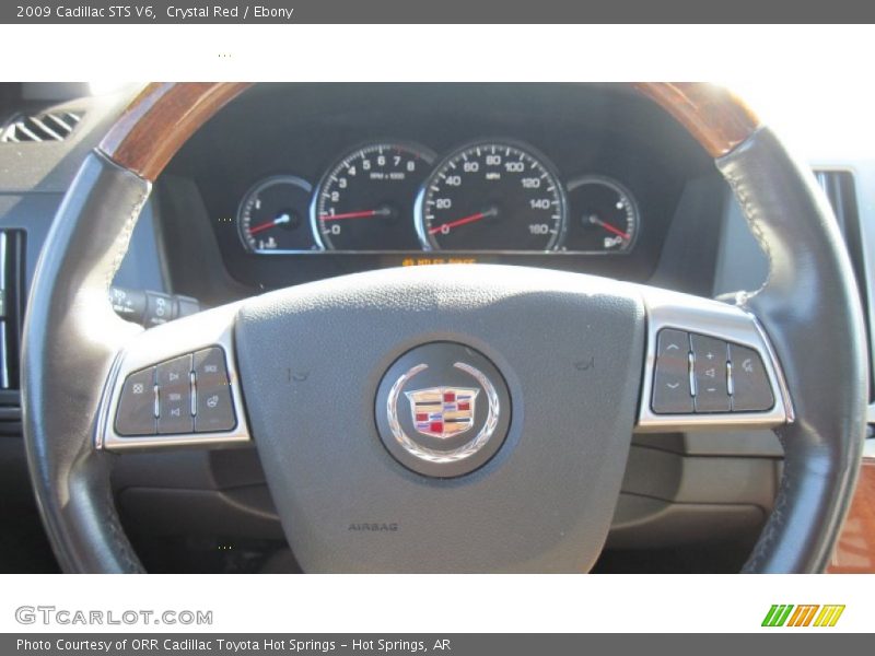 Crystal Red / Ebony 2009 Cadillac STS V6