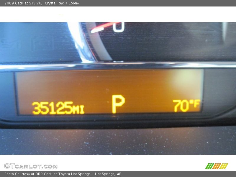 Crystal Red / Ebony 2009 Cadillac STS V6
