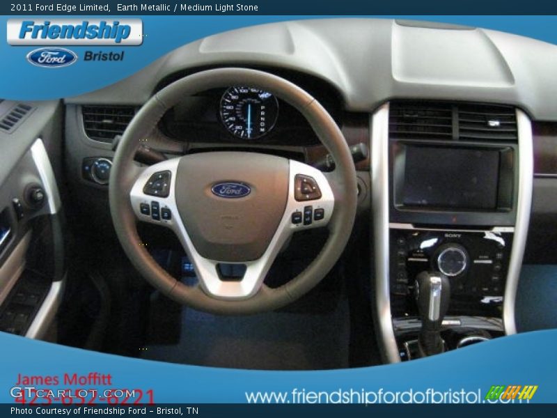 Earth Metallic / Medium Light Stone 2011 Ford Edge Limited