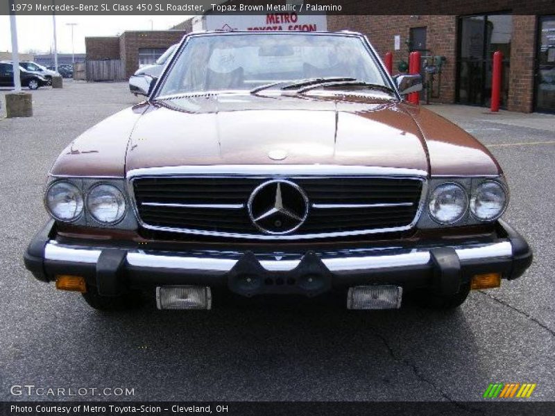 Topaz Brown Metallic / Palamino 1979 Mercedes-Benz SL Class 450 SL Roadster