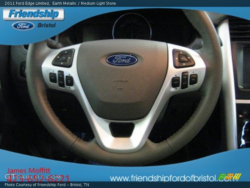 Earth Metallic / Medium Light Stone 2011 Ford Edge Limited